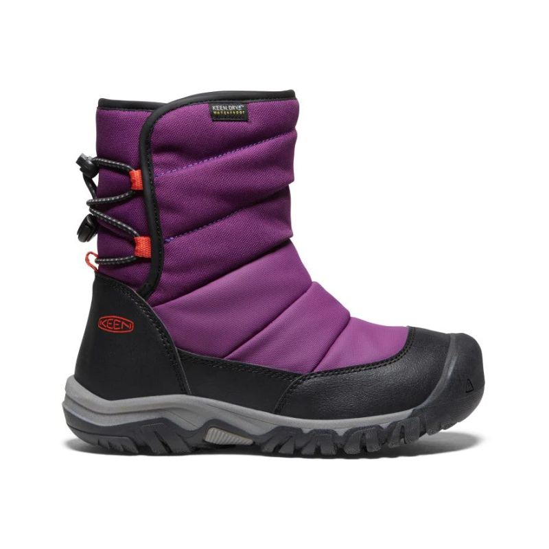 Neu Eingetroffen Keen Puffrider Waterproof Winterstiefel fur Jugendliche-Charisma/Orange