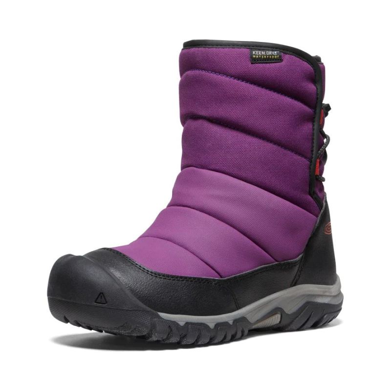 Neu Eingetroffen Keen Puffrider Waterproof Winterstiefel fur Jugendliche-Charisma/Orange