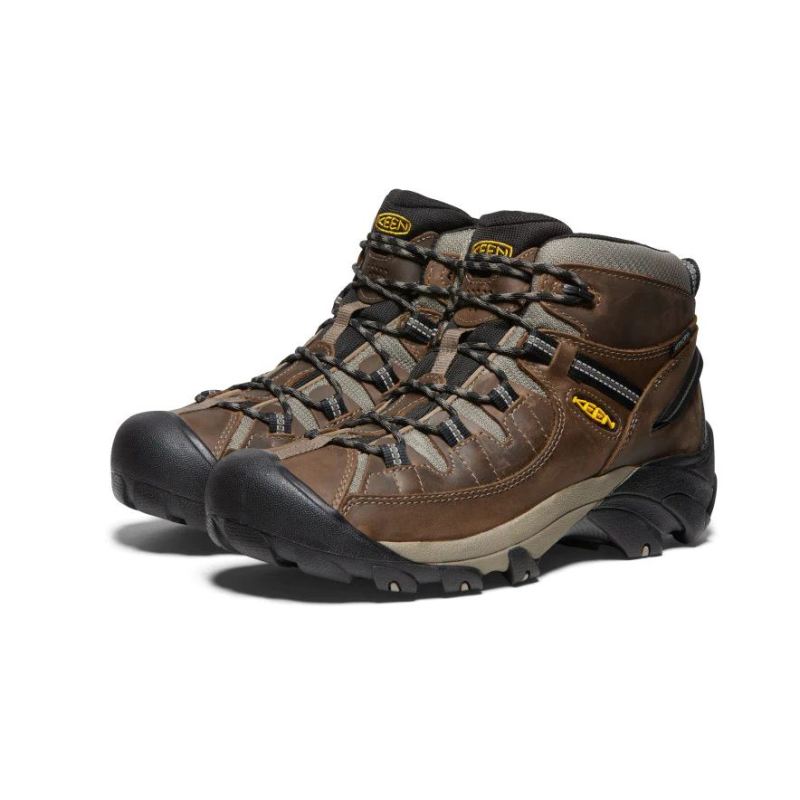 Neu Eingetroffen Keen Targhee II Waterproof Mid Wanderstiefel Fur Herren-Shitake/Brindle