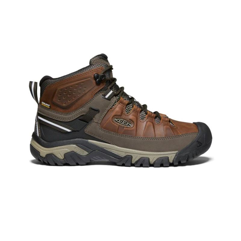 Neu Eingetroffen Keen Targhee III Waterproof Wanderstiefel fur Herren-Chestnut/Mulch