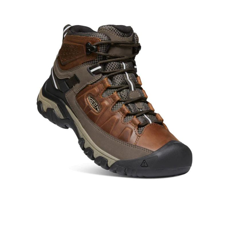 Neu Eingetroffen Keen Targhee III Waterproof Wanderstiefel fur Herren-Chestnut/Mulch