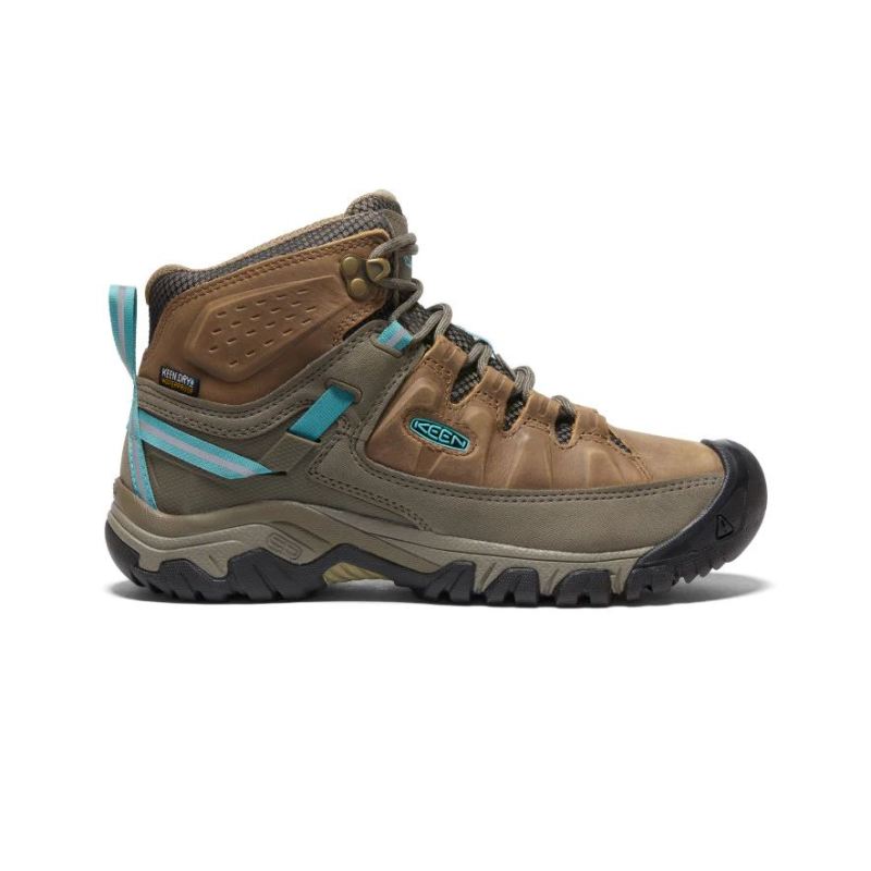 Neu Eingetroffen Keen Targhee III Waterproof Wanderstiefel fur Damen-Toasted Coconut/Porcelain