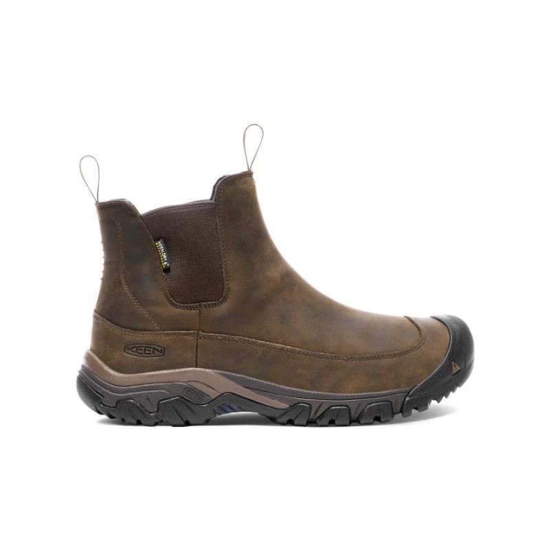 Neu Eingetroffen Keen Anchorage III Waterproof Stiefel fur Herren-Dark Earth/Mulch