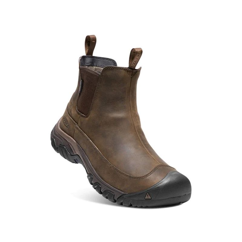 Neu Eingetroffen Keen Anchorage III Waterproof Stiefel fur Herren-Dark Earth/Mulch