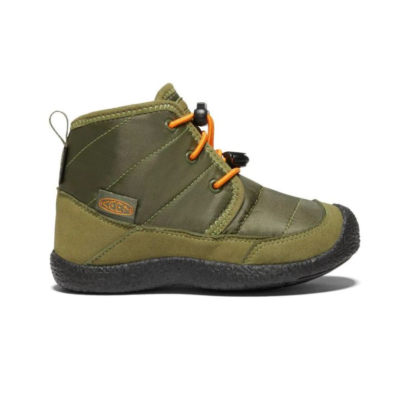 Neu Eingetroffen Keen Howser II Waterproof Chukka fur jungere Kinder-Capulet Olive/Russet Orange Neu Eingetroffen Keen Howser II Waterproof Chukka fur jungere Kinder-Capulet Olive/Russet Orange