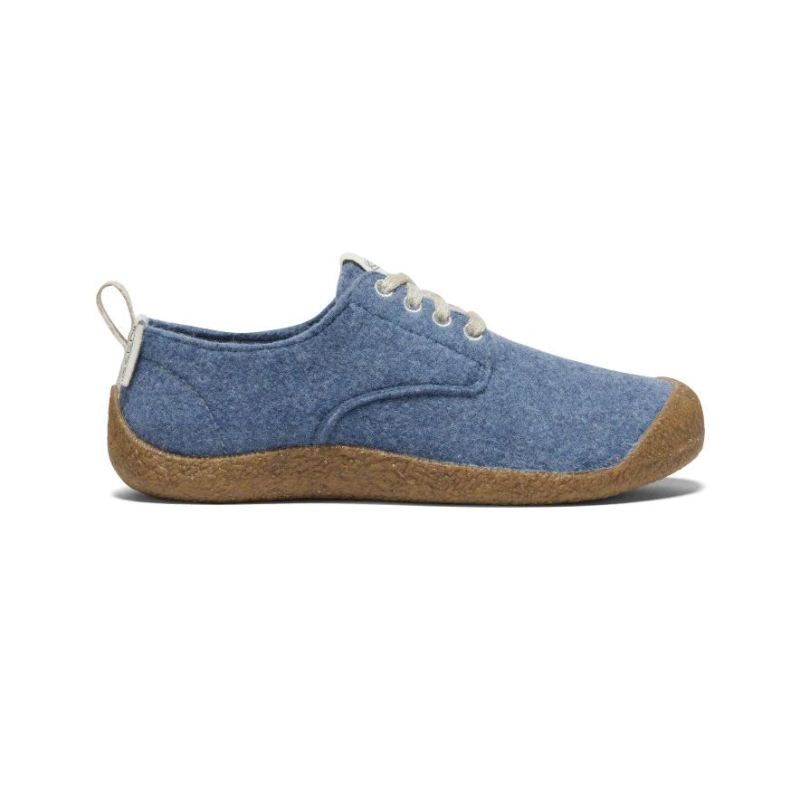 Neu Eingetroffen Keen Mosey Derby fur Damen-Blue Felt/Birch