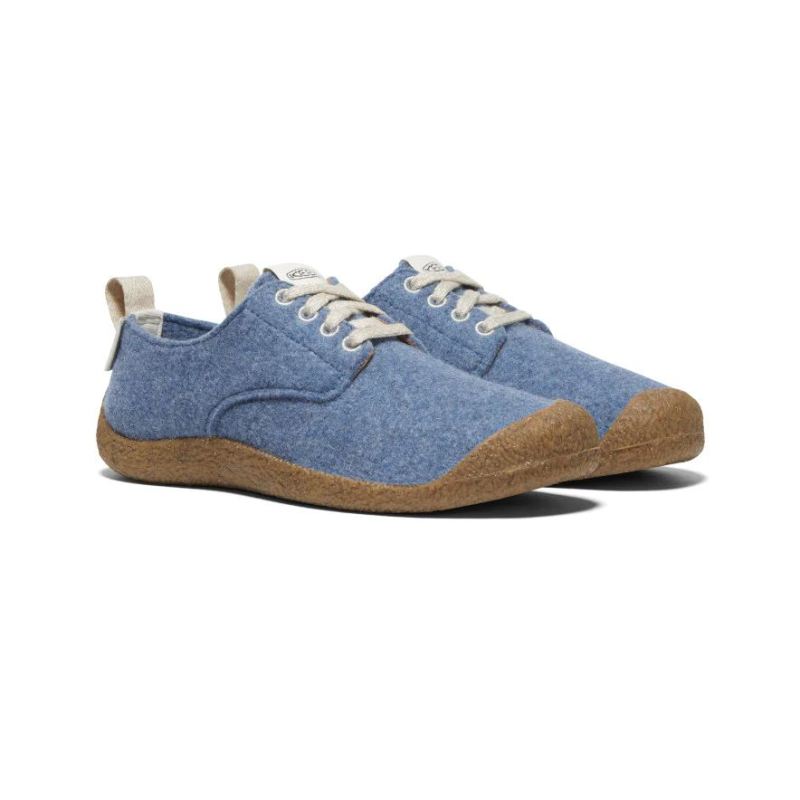 Neu Eingetroffen Keen Mosey Derby fur Damen-Blue Felt/Birch