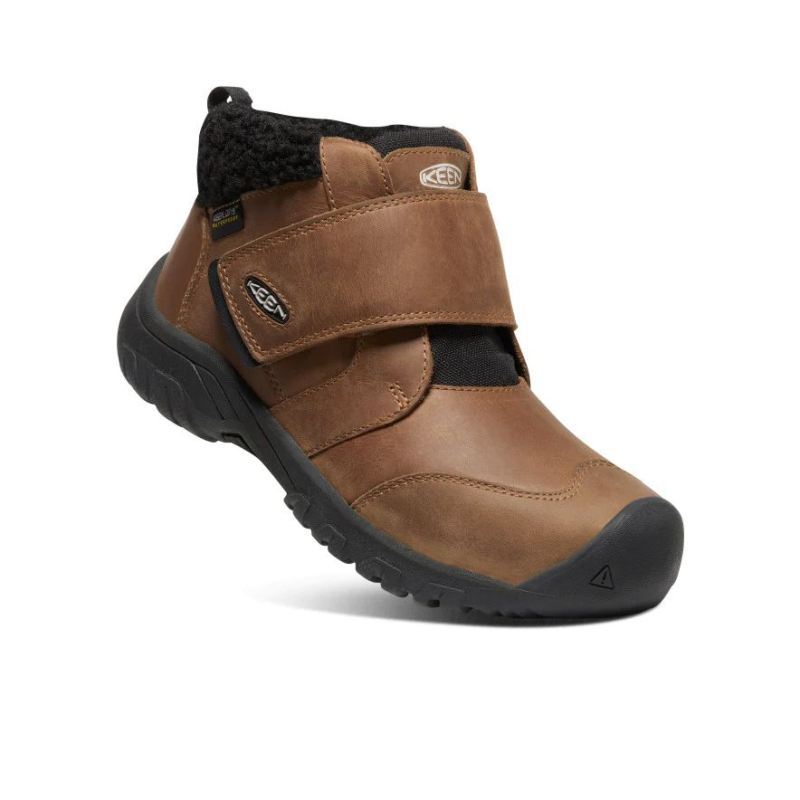 Neu Eingetroffen Keen Kootenay IV Waterproof Stiefel fur Jugendliche-Toasted Coconut/Vapor