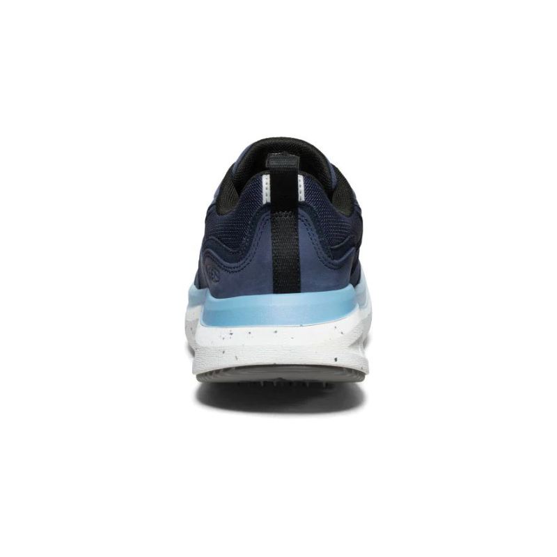 Neu Eingetroffen Keen WK400 Leder Walking Schuhe fur Herren-Naval Academy/Blue Heaven