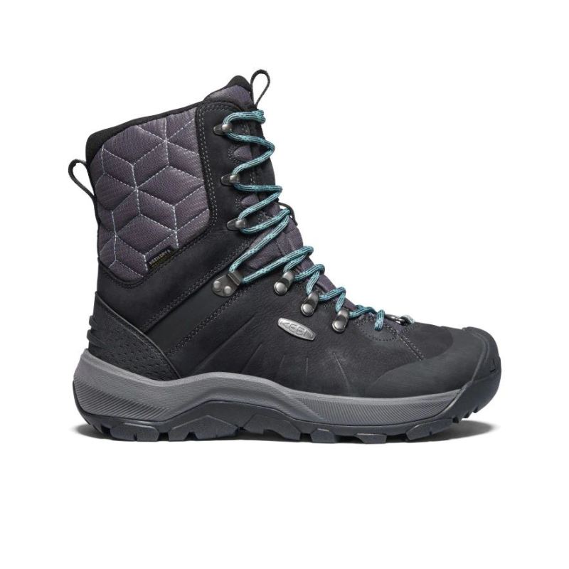Neu Eingetroffen Keen Revel IV High Polar Waterproof Wanderstiefel fur Damen-Black/North Atlantic Neu Eingetroffen Keen Revel IV High Polar Waterproof Wanderstiefel fur Damen-Black/North Atlantic