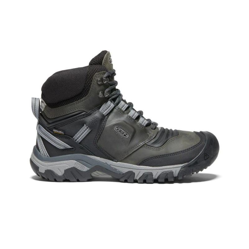 Neu Eingetroffen Keen Ridge Flex Waterproof Wanderstiefel fur Herren-Magnet/Black