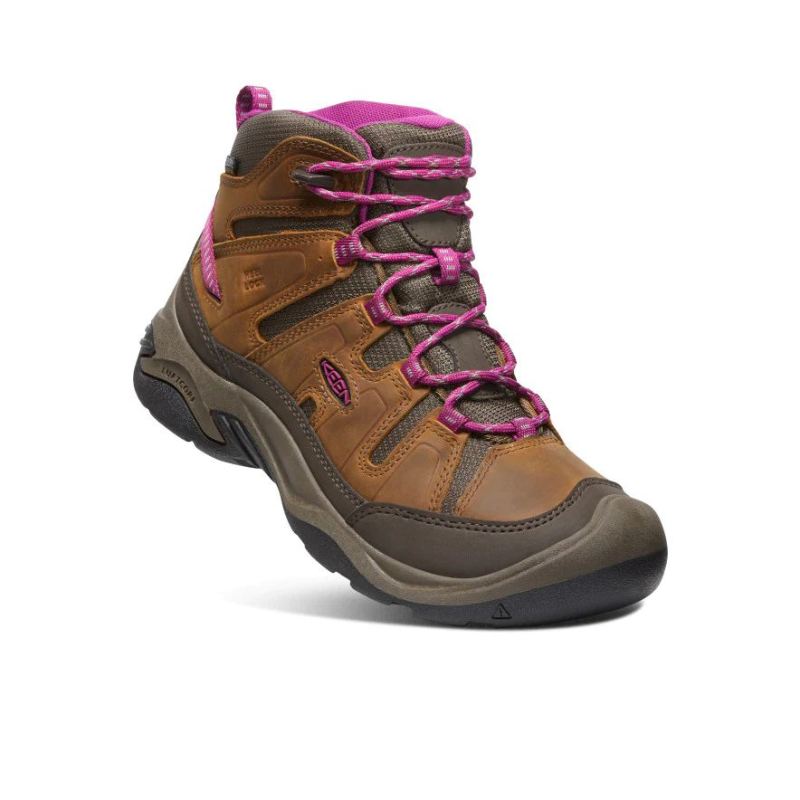 Neu Eingetroffen Keen Circadia Waterproof Wanderstiefel fur Damen-Syrup/Boysenberry