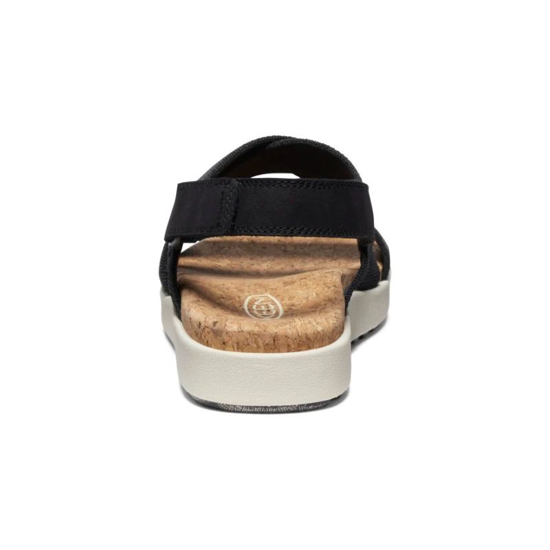 Neu Eingetroffen Keen Elle Criss Cross Sandale fur Damen-Black/Birch