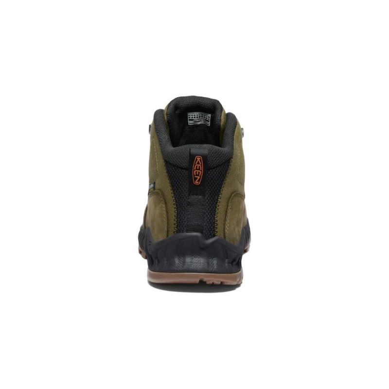 Neu Eingetroffen Keen NXIS Explorer Waterproof Stiefel fur Herren-Dark Olive/Black