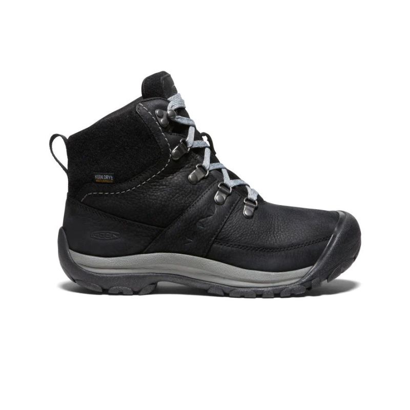 Neu Eingetroffen Keen Kaci III Winter Waterproof Stiefel fur Damen-Black/Steel Grey Neu Eingetroffen Keen Kaci III Winter Waterproof Stiefel fur Damen-Black/Steel Grey