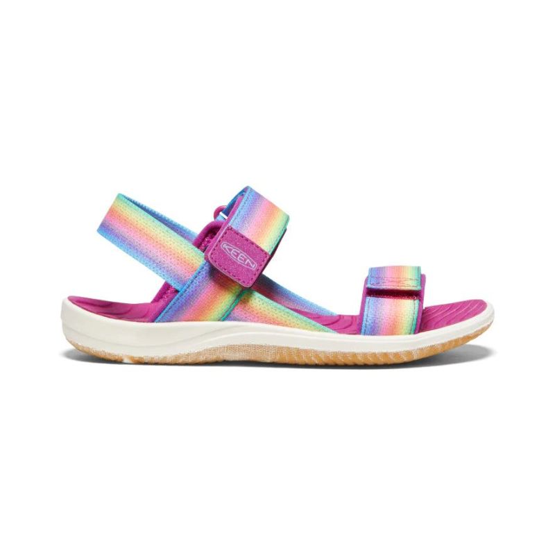 Neu Eingetroffen Keen Elle Riemchensandale fur Jugendliche-Rainbow/Festival Fuchsia Neu Eingetroffen Keen Elle Riemchensandale fur Jugendliche-Rainbow/Festival Fuchsia