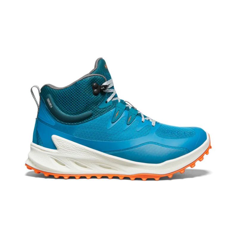 Neu Eingetroffen Keen Zionic Waterproof Wanderstiefel fur Damen-Fjord Blue/Tangerine Neu Eingetroffen Keen Zionic Waterproof Wanderstiefel fur Damen-Fjord Blue/Tangerine