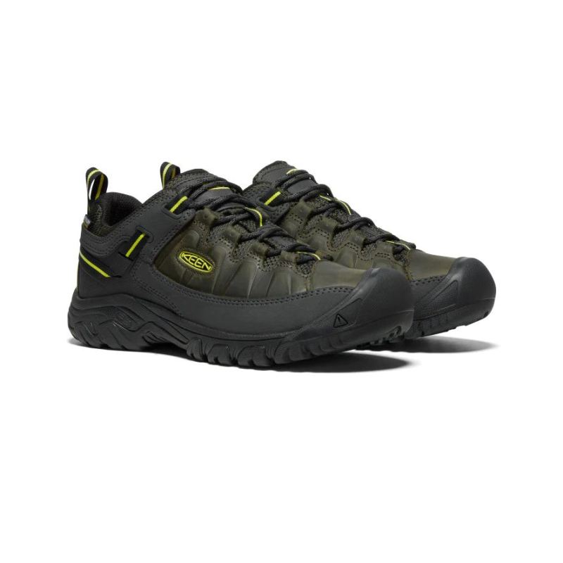 Neu Eingetroffen Keen Targhee III Waterproof Wanderschuhe fur Herren-Forest Night/Evening Primrose