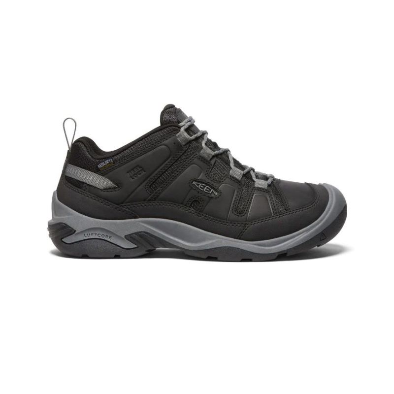 Neu Eingetroffen Keen Circadia Waterproof Wanderschuhe fur Herren-Black/Steel Grey