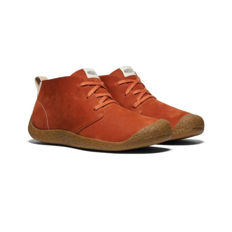 Neu Eingetroffen Keen Mosey Leder-Chukka fur Herren-Potters Clay/Birch
