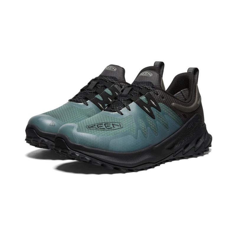 Neu Eingetroffen Keen Zionic Waterproof Wanderschuhe fur Herren-Dark Forest/Black