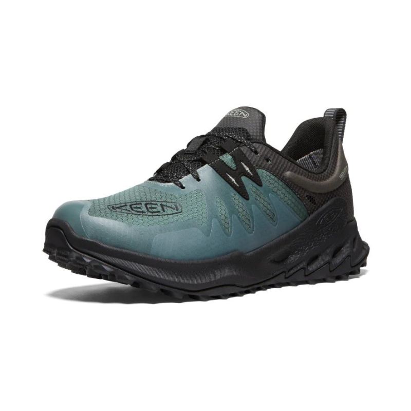 Neu Eingetroffen Keen Zionic Waterproof Wanderschuhe fur Herren-Dark Forest/Black