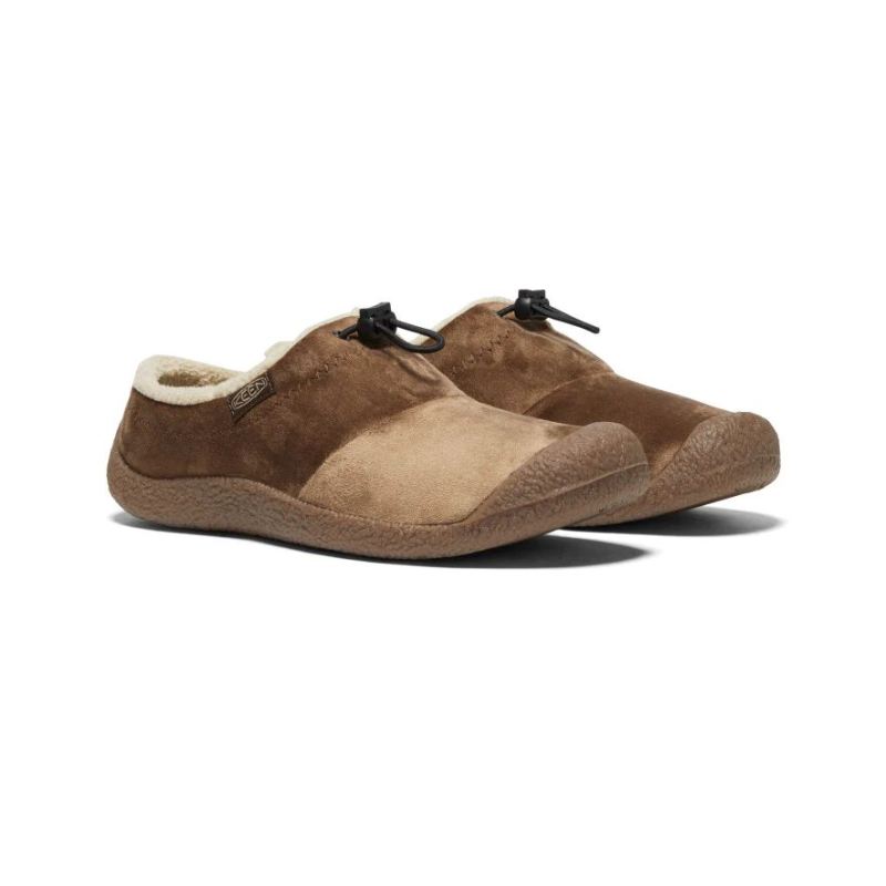 Neu Eingetroffen Keen Howser III Slide fur Damen-Dark Earth Velour