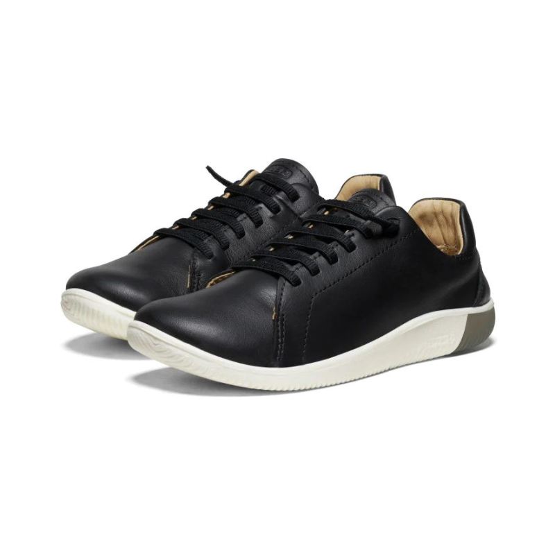 Neu Eingetroffen Keen KNX Ledersneaker fur Damen-Black/Star White