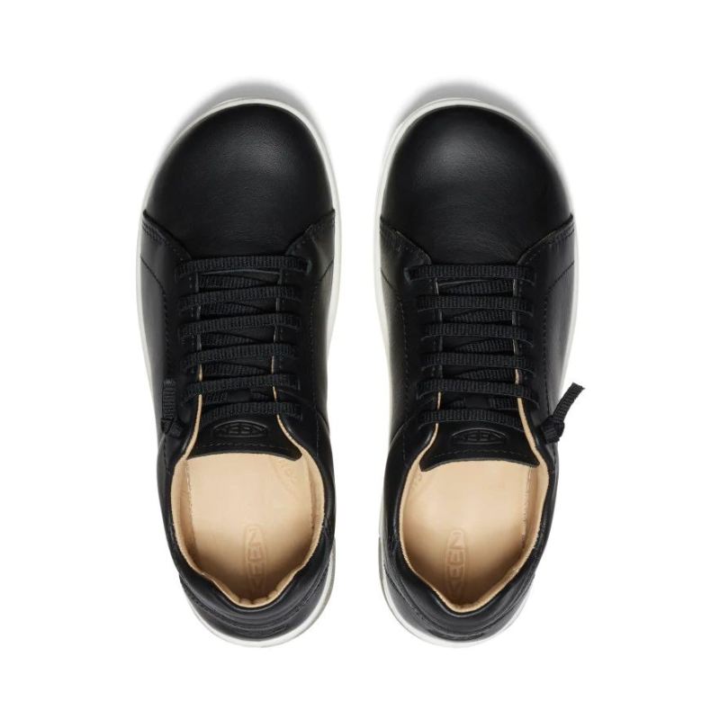 Neu Eingetroffen Keen KNX Ledersneaker fur Damen-Black/Star White