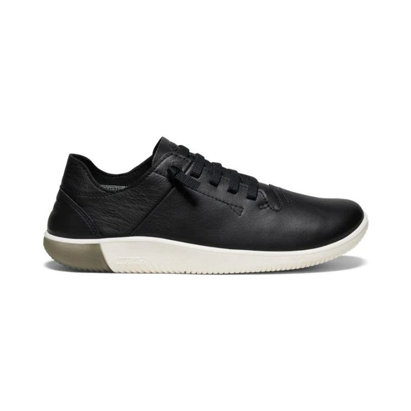 Neu Eingetroffen Keen KNX ungefutterte Ledersneaker fur Herren-Black/Star White