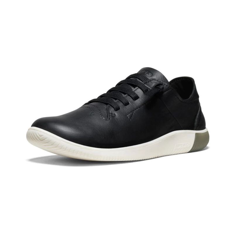 Neu Eingetroffen Keen KNX ungefutterte Ledersneaker fur Herren-Black/Star White