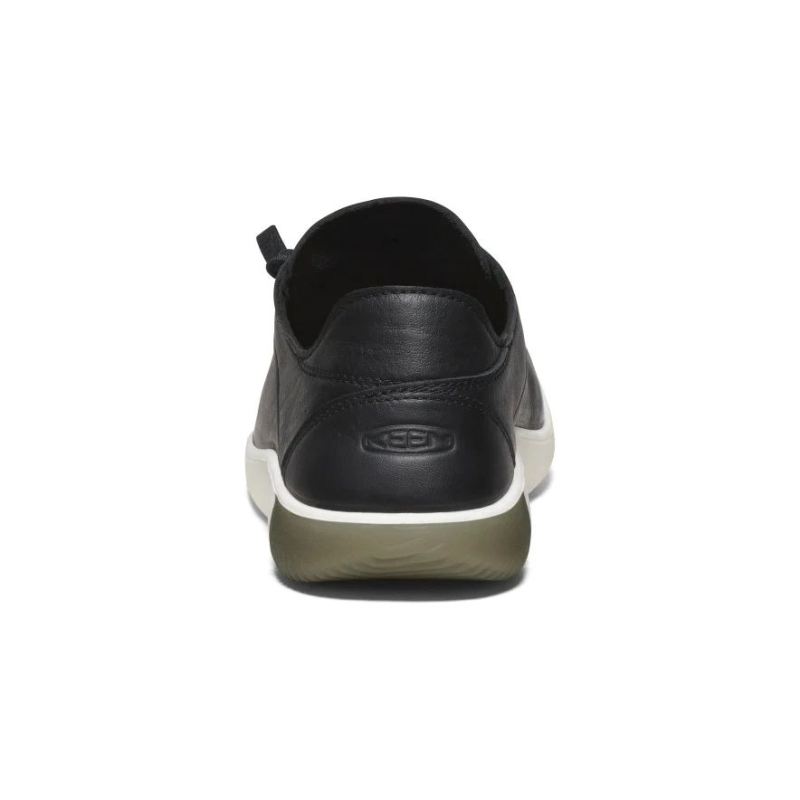 Neu Eingetroffen Keen KNX ungefutterte Ledersneaker fur Herren-Black/Star White