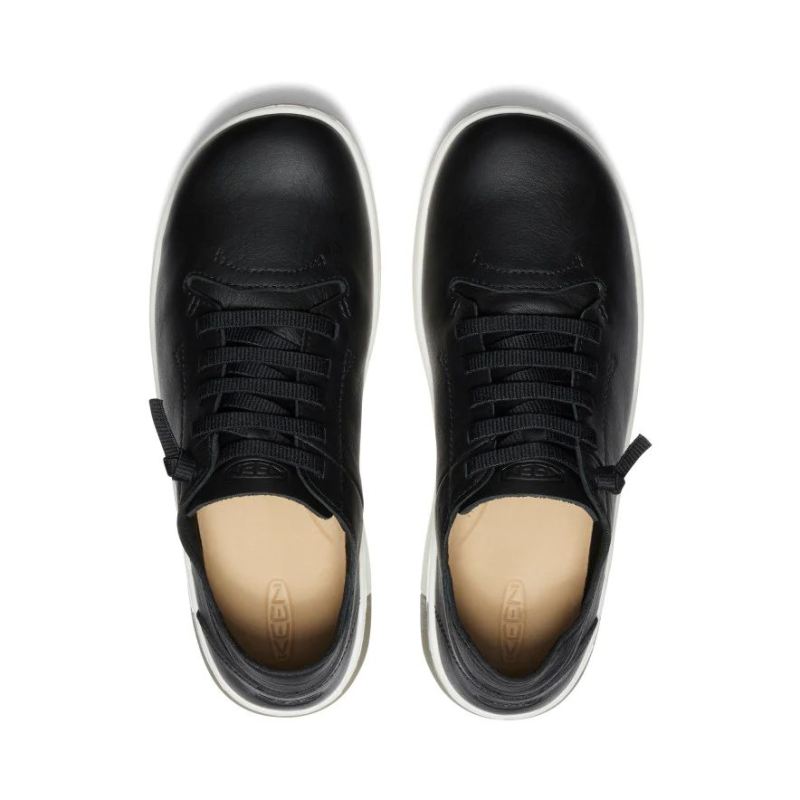 Neu Eingetroffen Keen KNX ungefutterte Ledersneaker fur Herren-Black/Star White