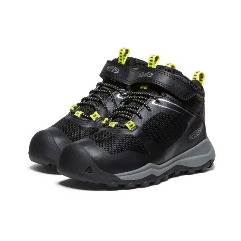 Neu Eingetroffen Keen Wanduro Wanduro Waterproofstiefel fur jungere Winder-Black/Silver