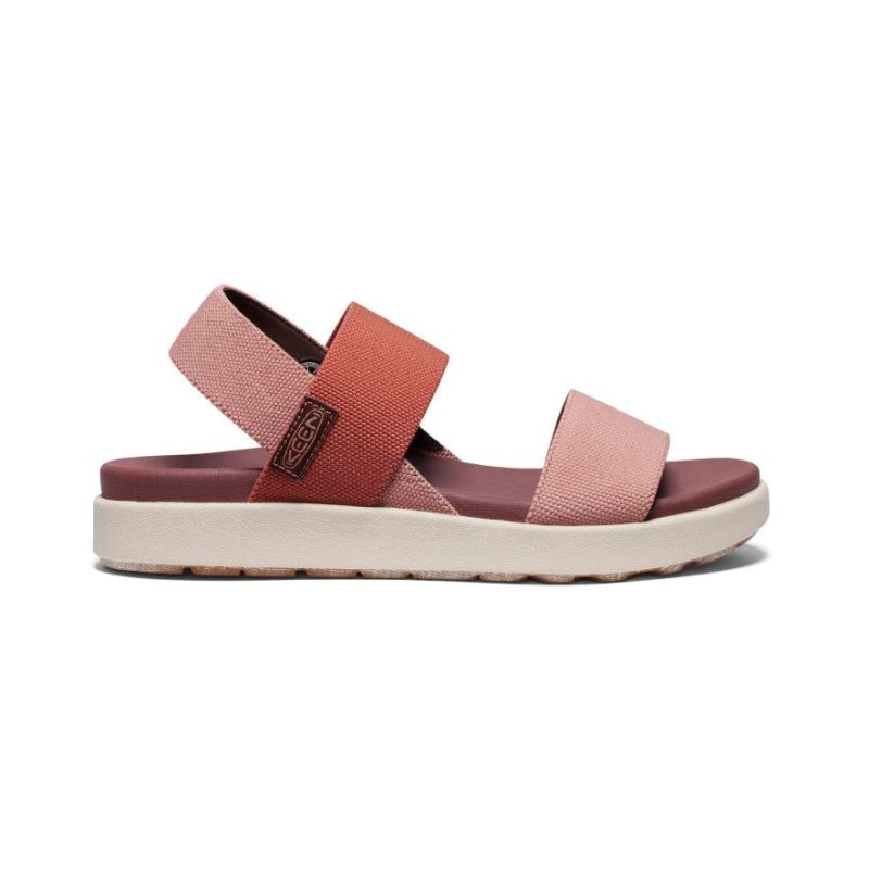 Neu Eingetroffen Keen Elle Riemensandalen fur Damen-Cork/Baked Clay