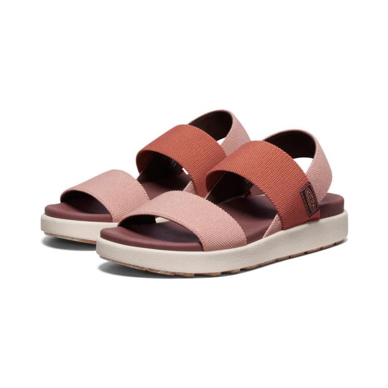 Neu Eingetroffen Keen Elle Riemensandalen fur Damen-Cork/Baked Clay