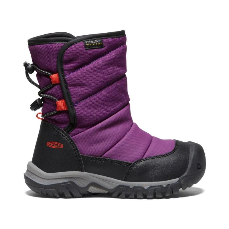 Neu Eingetroffen Keen Puffrider Waterproof Winterstiefel fur jungere Kinder-Charisma/Orange