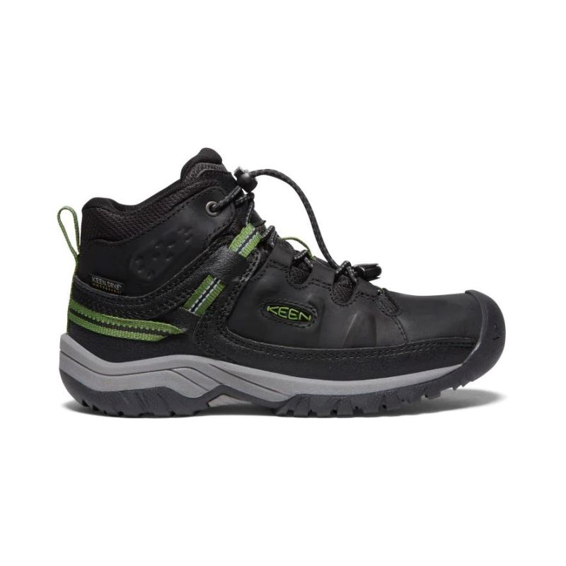 Neu Eingetroffen Keen Targhee Waterproof Stiefel fur Jugendliche-Black/Campsite