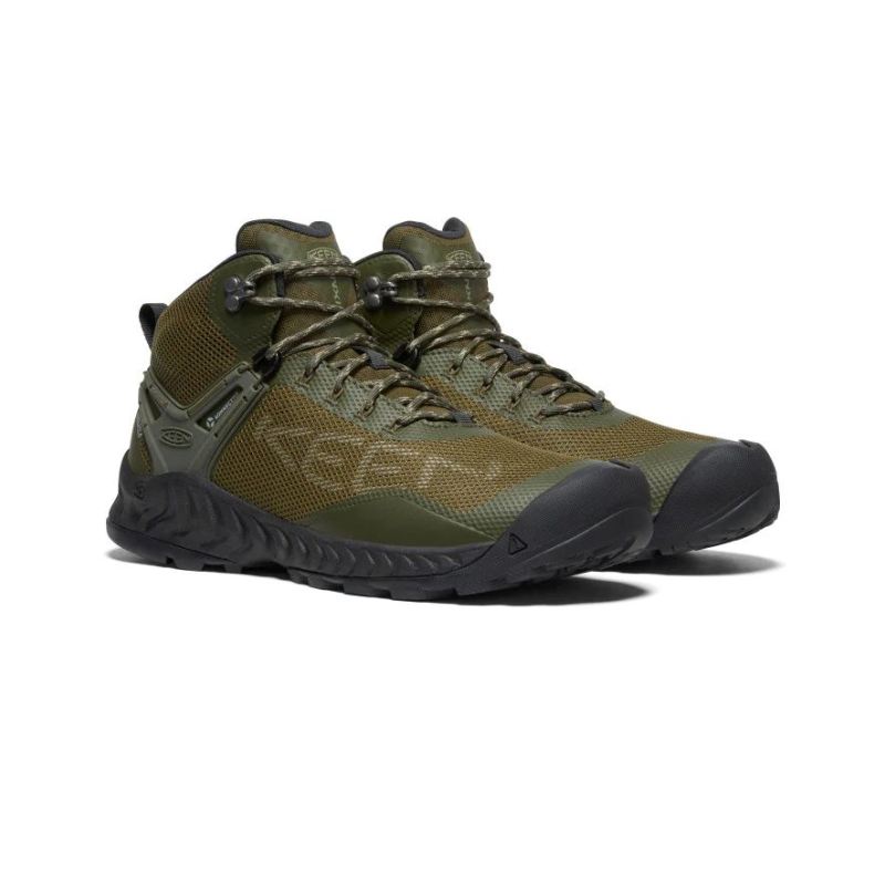 Neu Eingetroffen Keen NXIS EVO Waterproof Mid fur Herren-Forest Night/Dark Olive