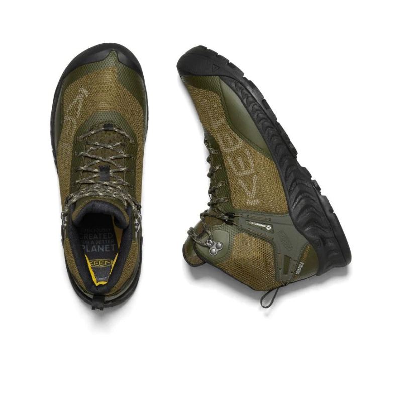 Neu Eingetroffen Keen NXIS EVO Waterproof Mid fur Herren-Forest Night/Dark Olive