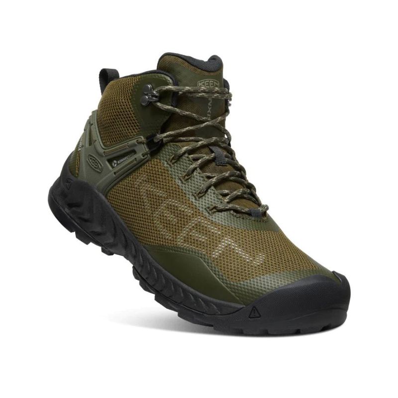 Neu Eingetroffen Keen NXIS EVO Waterproof Mid fur Herren-Forest Night/Dark Olive