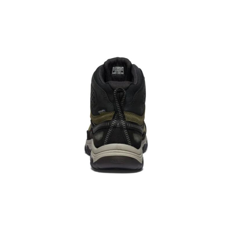 Neu Eingetroffen Keen Targhee IV Waterproof Wanderstiefel fur Herren-Dark Olive/Gold Flame
