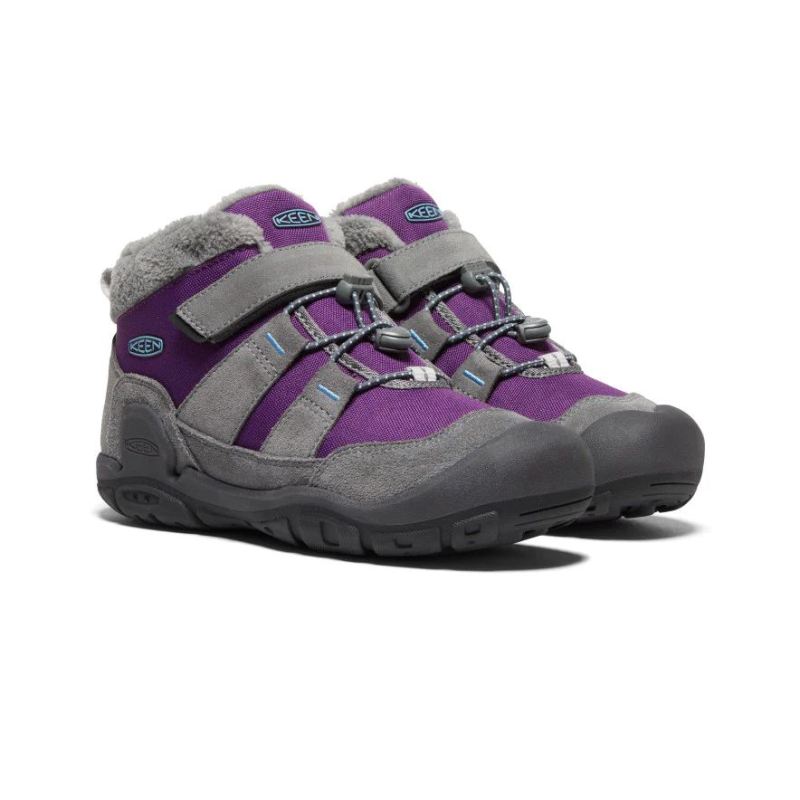 Neu Eingetroffen Keen Knotch Chukka fur Jugendliche-Steel Grey/Charisma