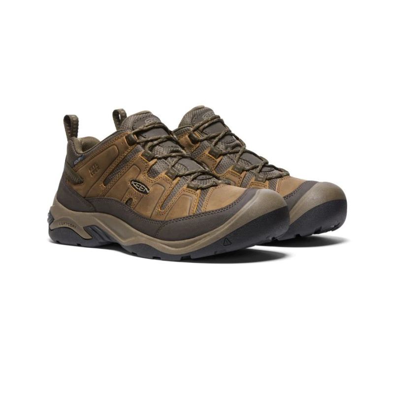 Neu Eingetroffen Keen Circadia Waterproof Wanderschuhe fur Herren-Shitake/Brindle