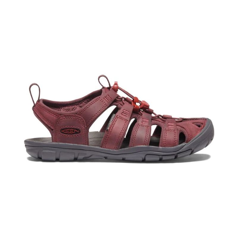 Neu Eingetroffen Keen Clearwater Leather CNX Sandale fur Damen-Wine/Red Dahlia Neu Eingetroffen Keen Clearwater Leather CNX Sandale fur Damen-Wine/Red Dahlia