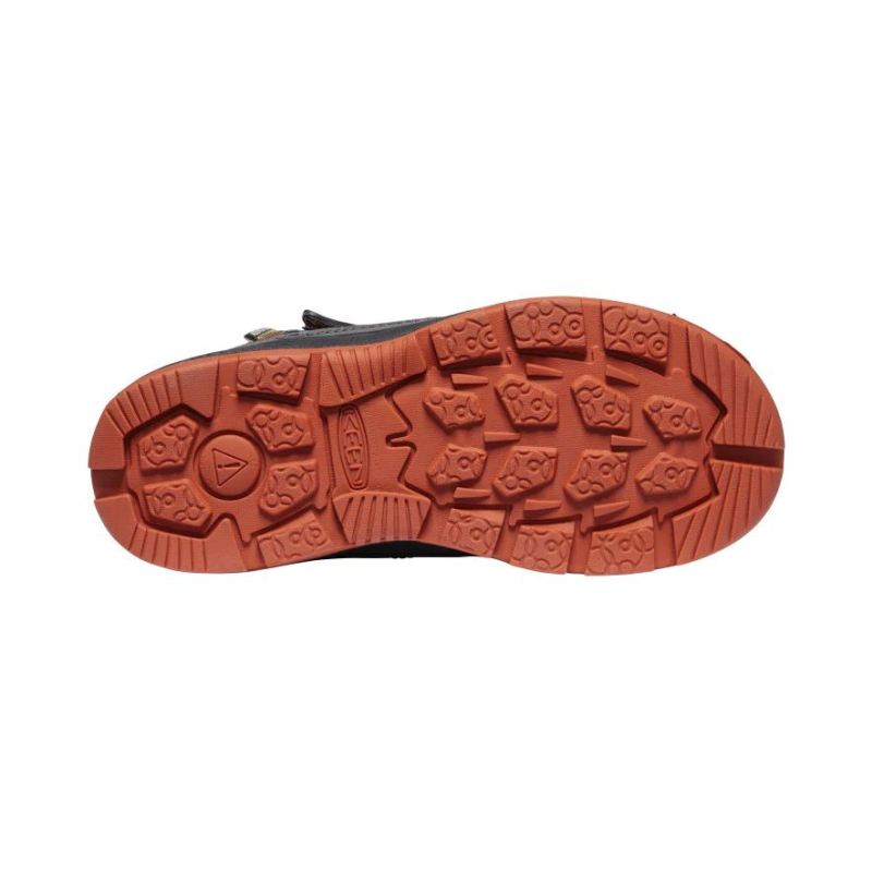 Neu Eingetroffen Keen Redwood Waterproof Mid Stiefel fur Jugendliche-Coffee Bean/Picante