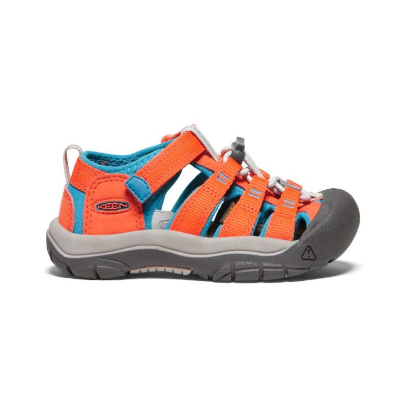 Neu Eingetroffen Keen Newport H2 fur jungere Kinder-Safety Orange/Fjord Blue