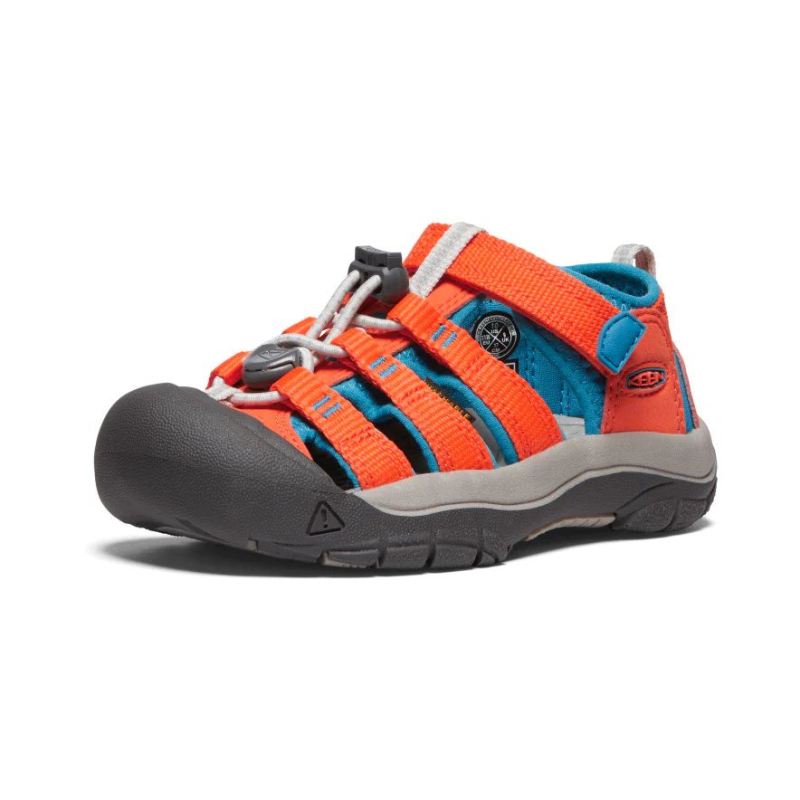 Neu Eingetroffen Keen Newport H2 fur jungere Kinder-Safety Orange/Fjord Blue