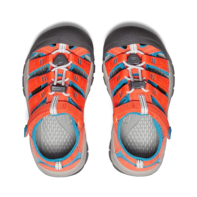 Neu Eingetroffen Keen Newport H2 fur jungere Kinder-Safety Orange/Fjord Blue