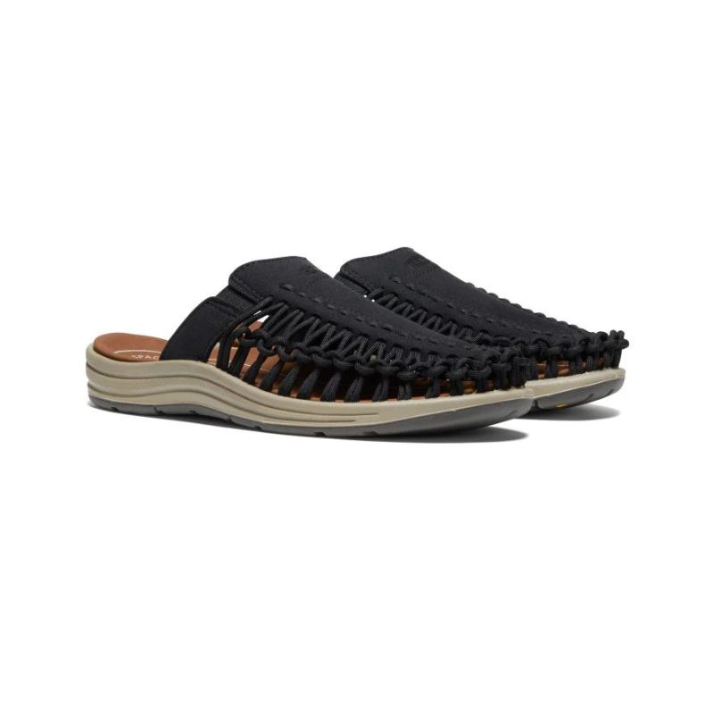 Neu Eingetroffen Keen Uneek II Slide fur Damen-Black/Plaza Taupe